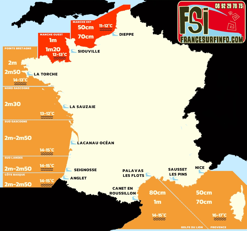 France Surf Info : Situation du 17/12/2025 &agrave; 9H