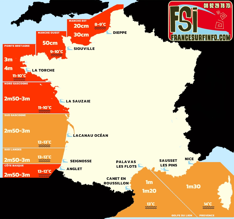 France Surf Info : Situation du 03/02/2026 &agrave; 9H