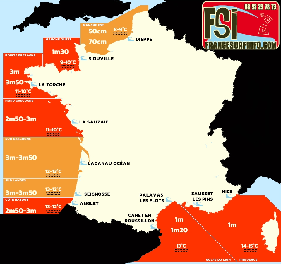 France Surf Info : Situation du 04/02/2026 &agrave; 9H