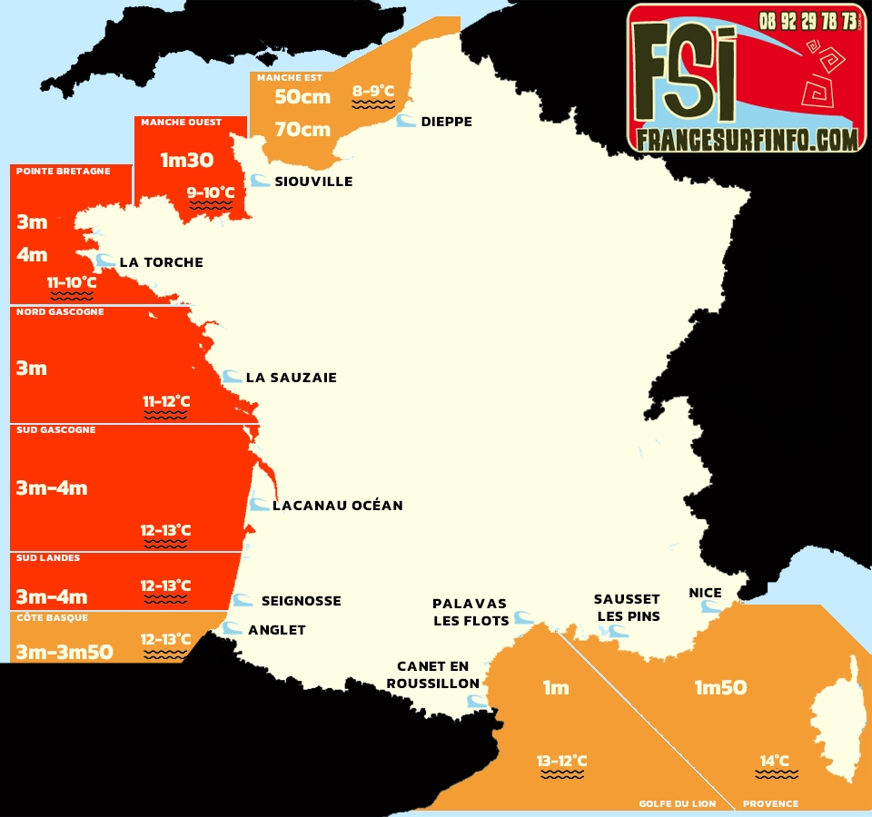 France Surf Info : Situation du 06/02/2026 &agrave; 9H