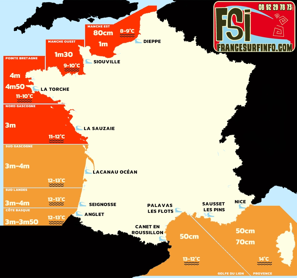 France Surf Info : Situation du 07/02/2026 &agrave; 9H