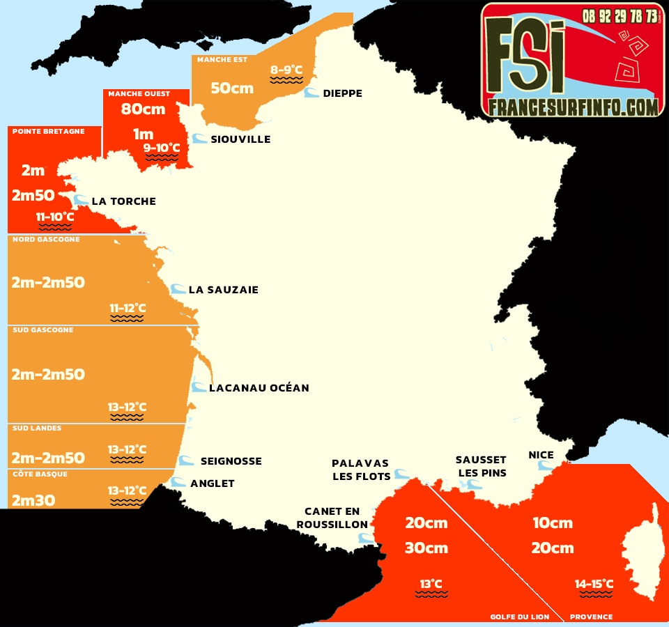France Surf Info : Situation du 26/02/2026 &agrave; 9H