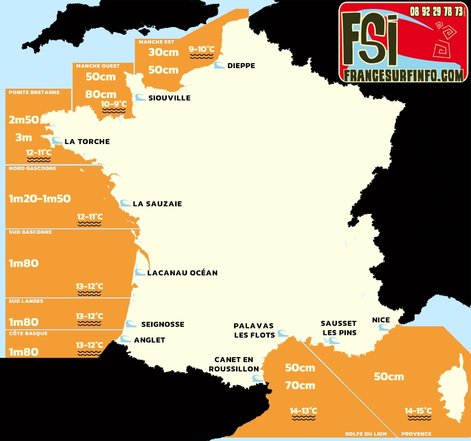 France Surf Info : Situation du 03/03/2026 &agrave; 9H