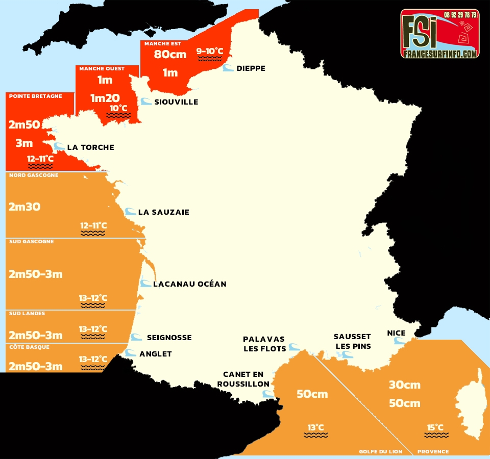 France Surf Info : Situation du 17/03/2026 &agrave; 9H