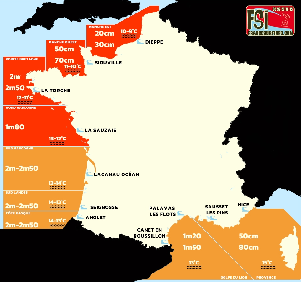 France Surf Info : Situation du 19/03/2026 &agrave; 9H