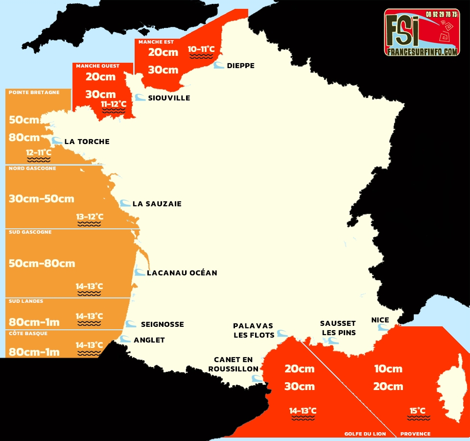 France Surf Info : Situation du 21/03/2026 &agrave; 9H