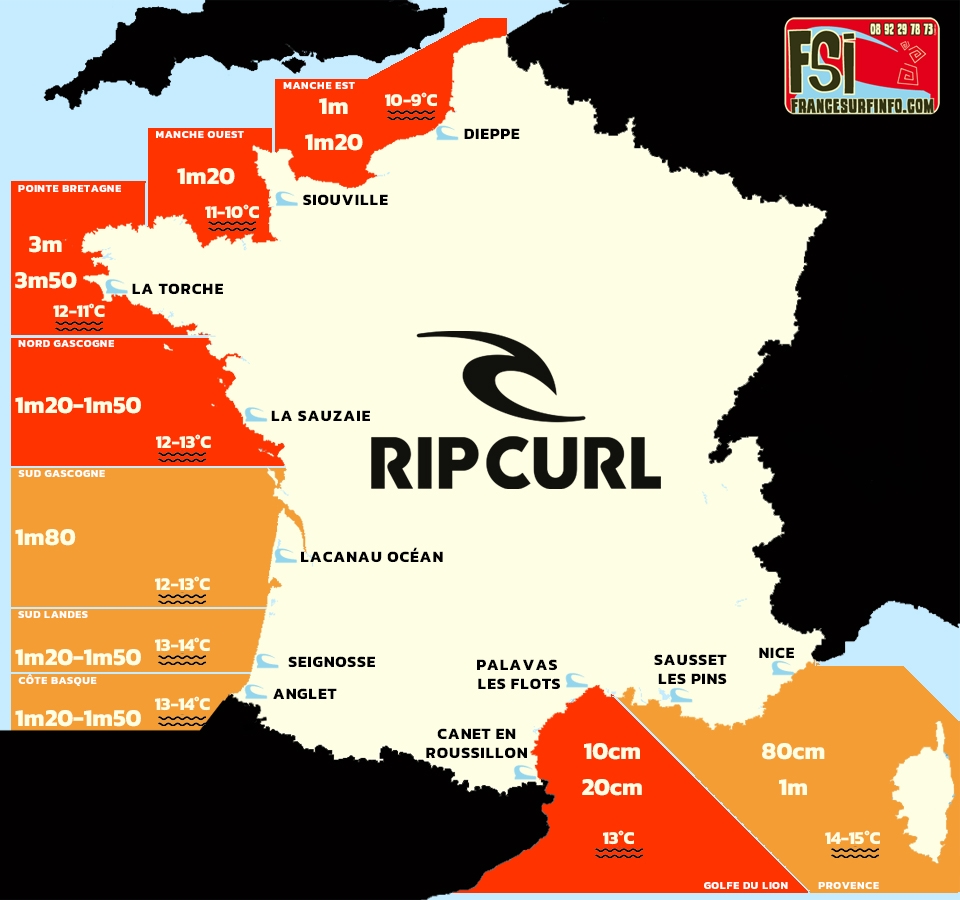 France Surf Info : Situation du 28/03/2026 &agrave; 9H
