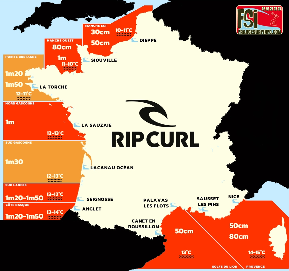 France Surf Info : Situation du 02/04/2026 &agrave; 9H