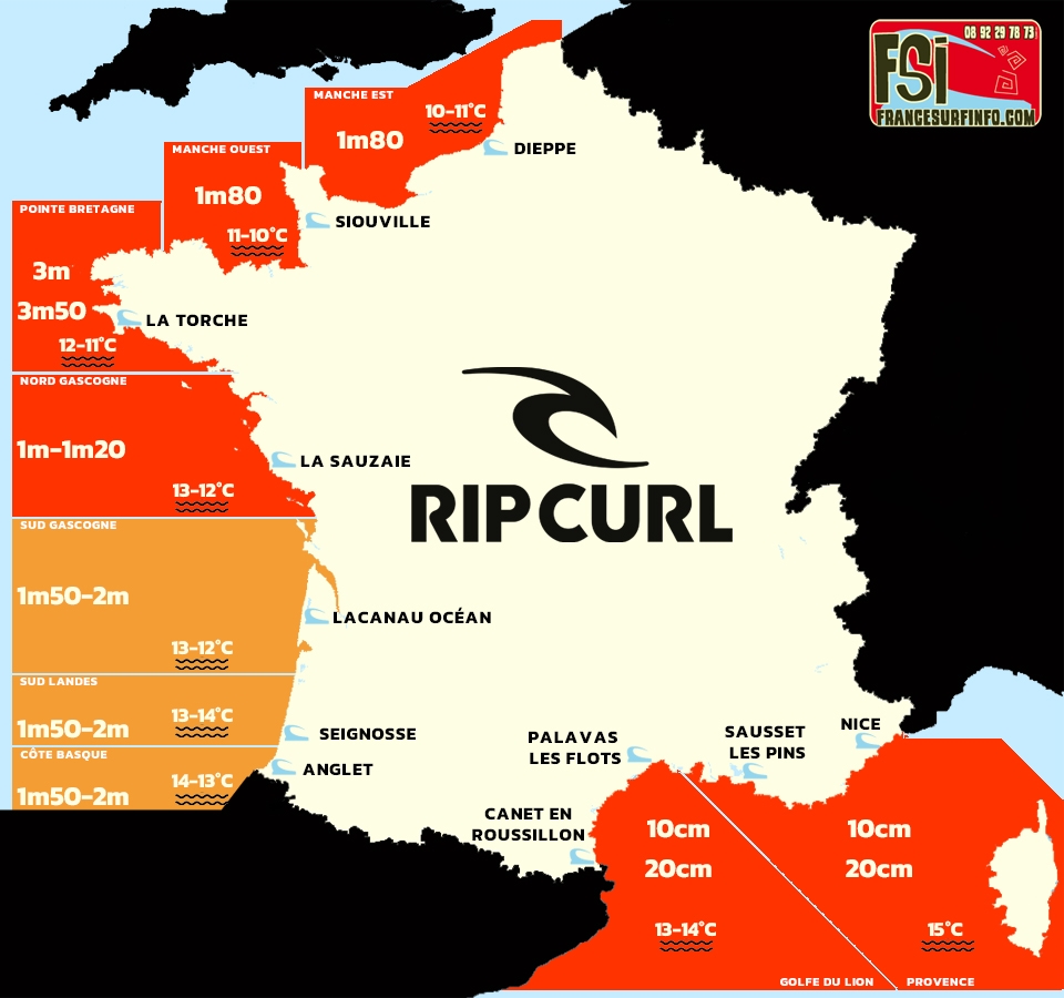France Surf Info : Situation du 05/04/2026 &agrave; 9H