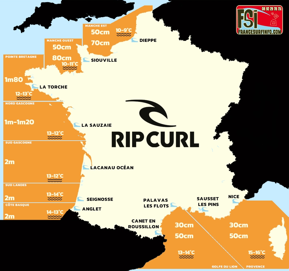 France Surf Info : Situation du 06/04/2026 &agrave; 9H