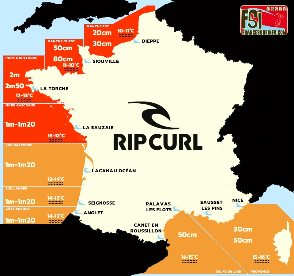 France Surf Info : Situation du 07/04/2026 &agrave; 9H