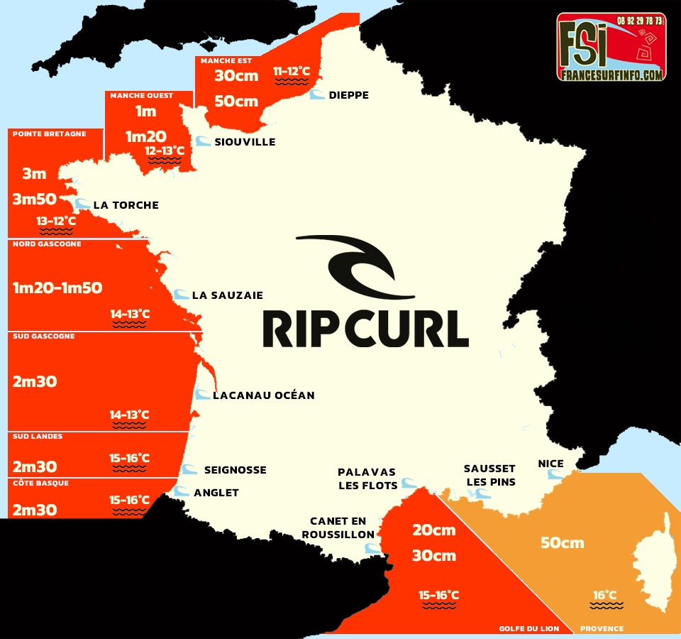 France Surf Info : Situation du 11/04/2026 &agrave; 9H