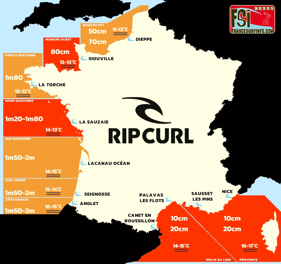 France Surf Info : Situation du 18/04/2026 &agrave; 9H