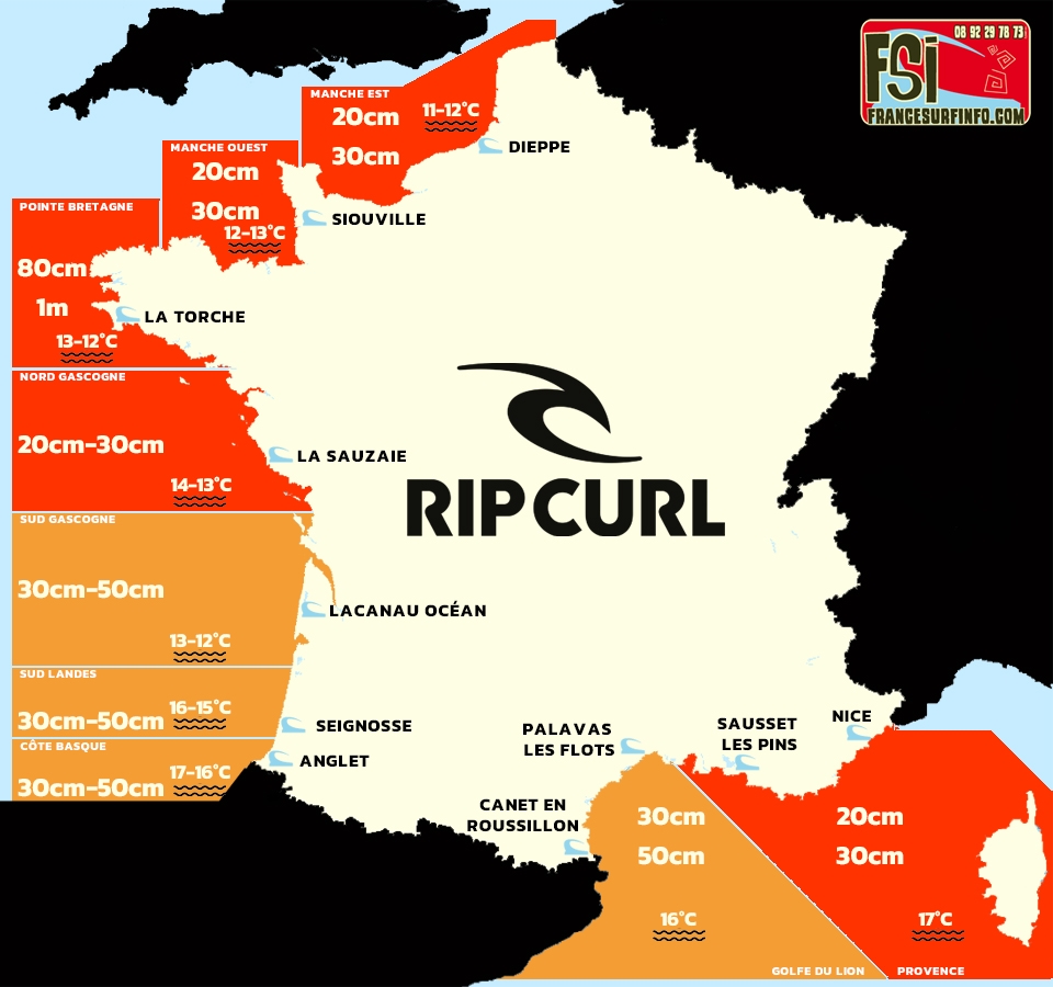 France Surf Info : Situation du 21/04/2026 &agrave; 9H