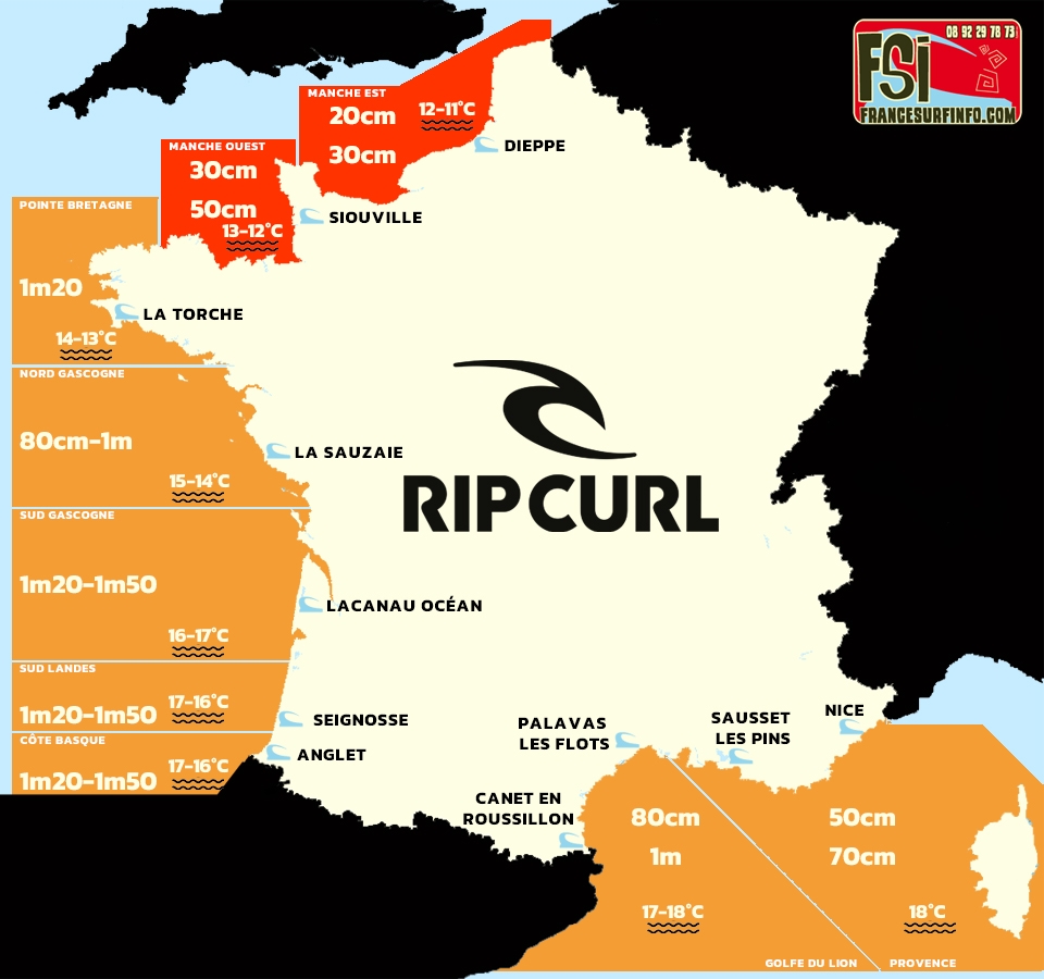 France Surf Info : Situation du 01/05/2026 &agrave; 9H