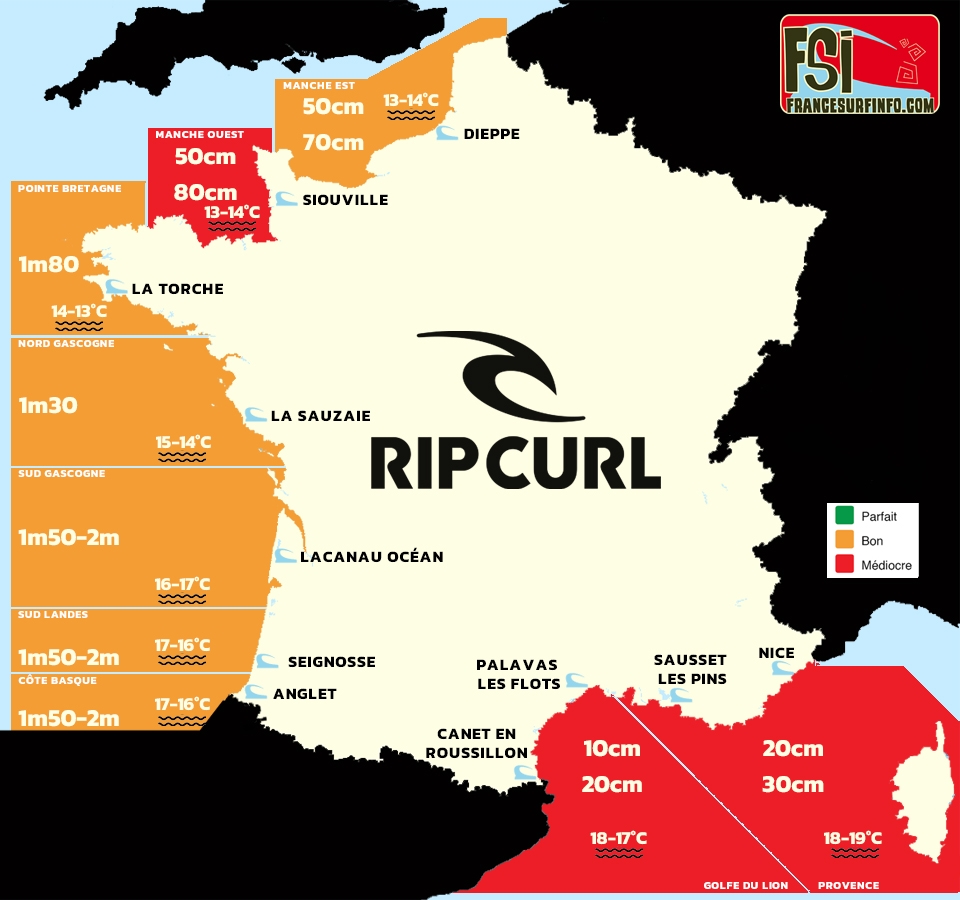 France Surf Info : Situation du 21/05/2026 &agrave; 9H