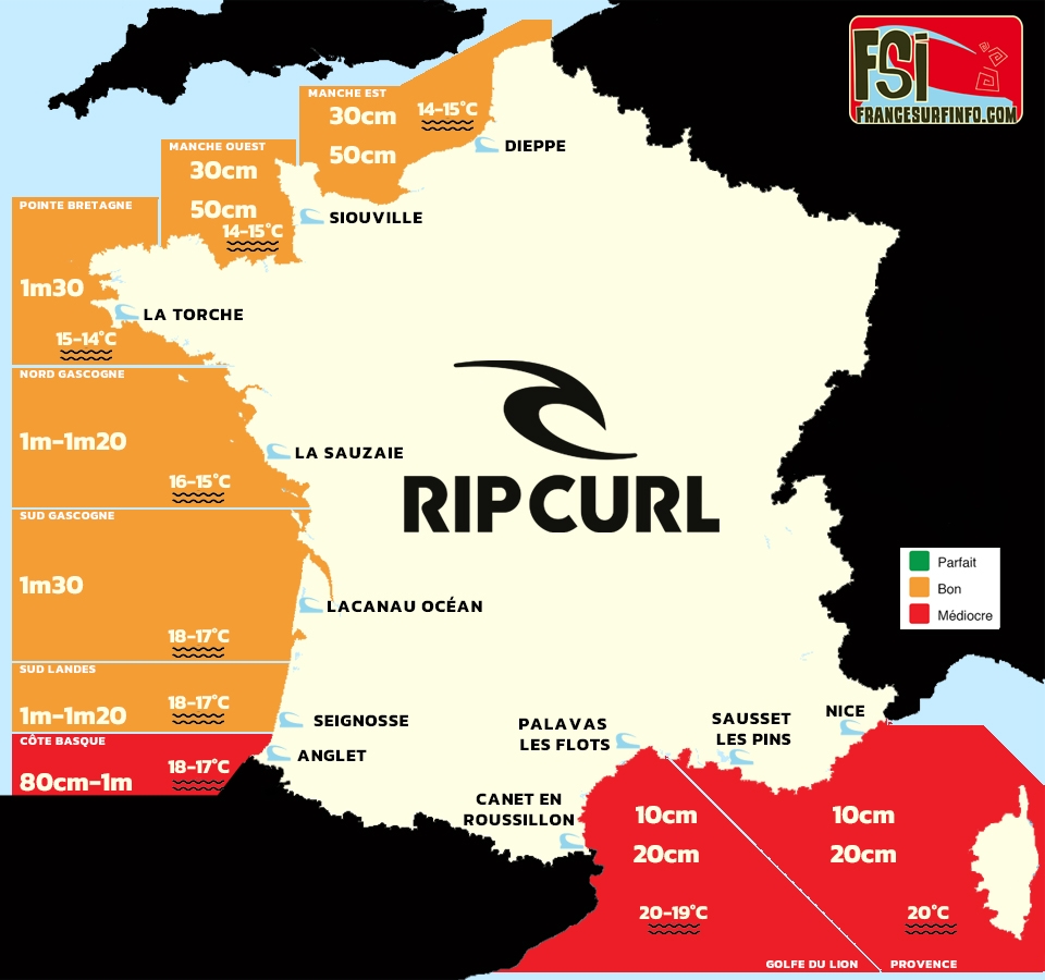 France Surf Info : Situation du 23/05/2026 &agrave; 9H