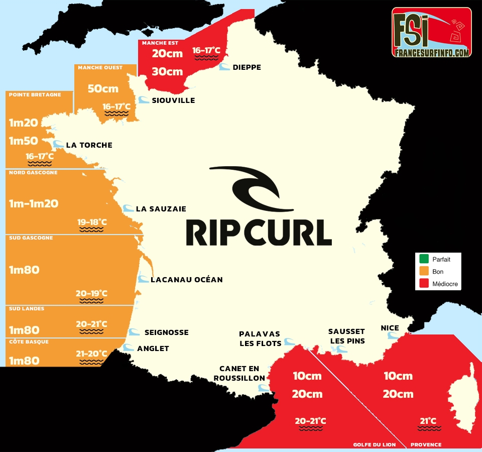 France Surf Info : Situation du 26/05/2026 &agrave; 9H