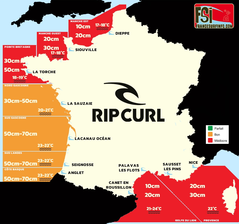 France Surf Info : Situation du 29/05/2026 &agrave; 9H