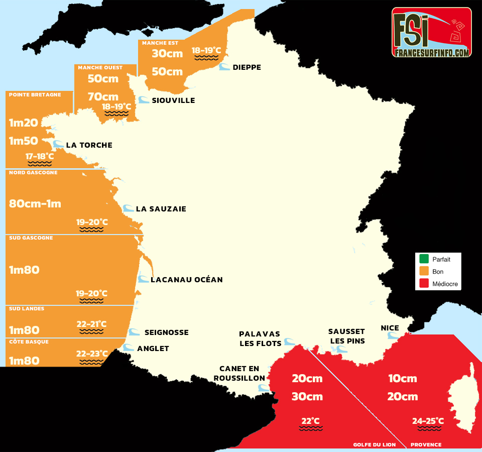 France Surf Info : situation du 24/09/2026