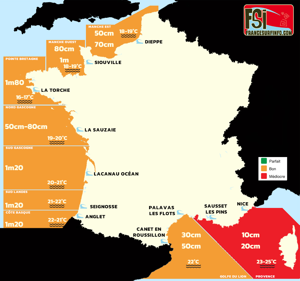 France Surf Info : situation du 28/09/2026