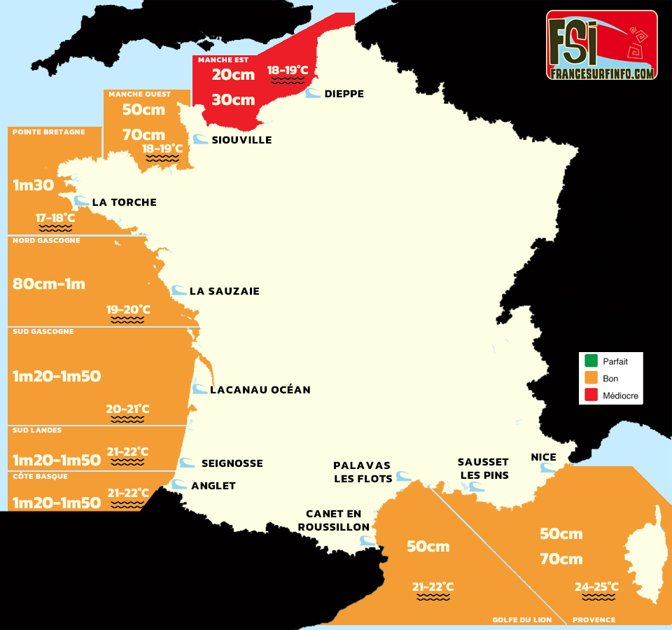France Surf Info : situation du 03/10/2026